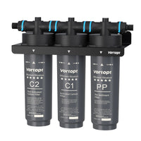 Under Sink Water Filter System,NSF Certificated,3-Stage Filtration,Water Purifier for Kitchen,Reduces PFAS,PFOA/PFOS,Fluoride,Chlorine,Bad Taste & Odo,Drinking Water Filter, Black,F02 3 Filters.