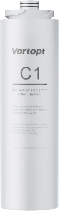 PP/C1/C2 Replacement Filter for F01 Under Sink Water Filter System,Vortopt - Vortopt