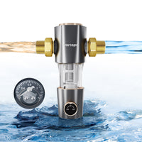 Q50 Sediment Filter for Well Water ,Automatic Backwash System, Spin Down Sediment Filter, Vortopt - Vortopt