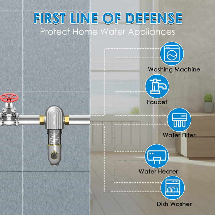 Q2 Self-cleaning Spin Down Sediment Filter, Vortopt - Vortopt