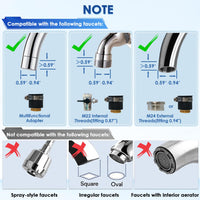 F9 countertop water filtration system utilizes dual-core filtration up to 99.99% chlorine, Vortopt - Vortopt