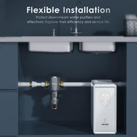 Q50 Sediment Filter for Well Water ,Automatic Backwash System, Spin Down Sediment Filter, Vortopt - Vortopt