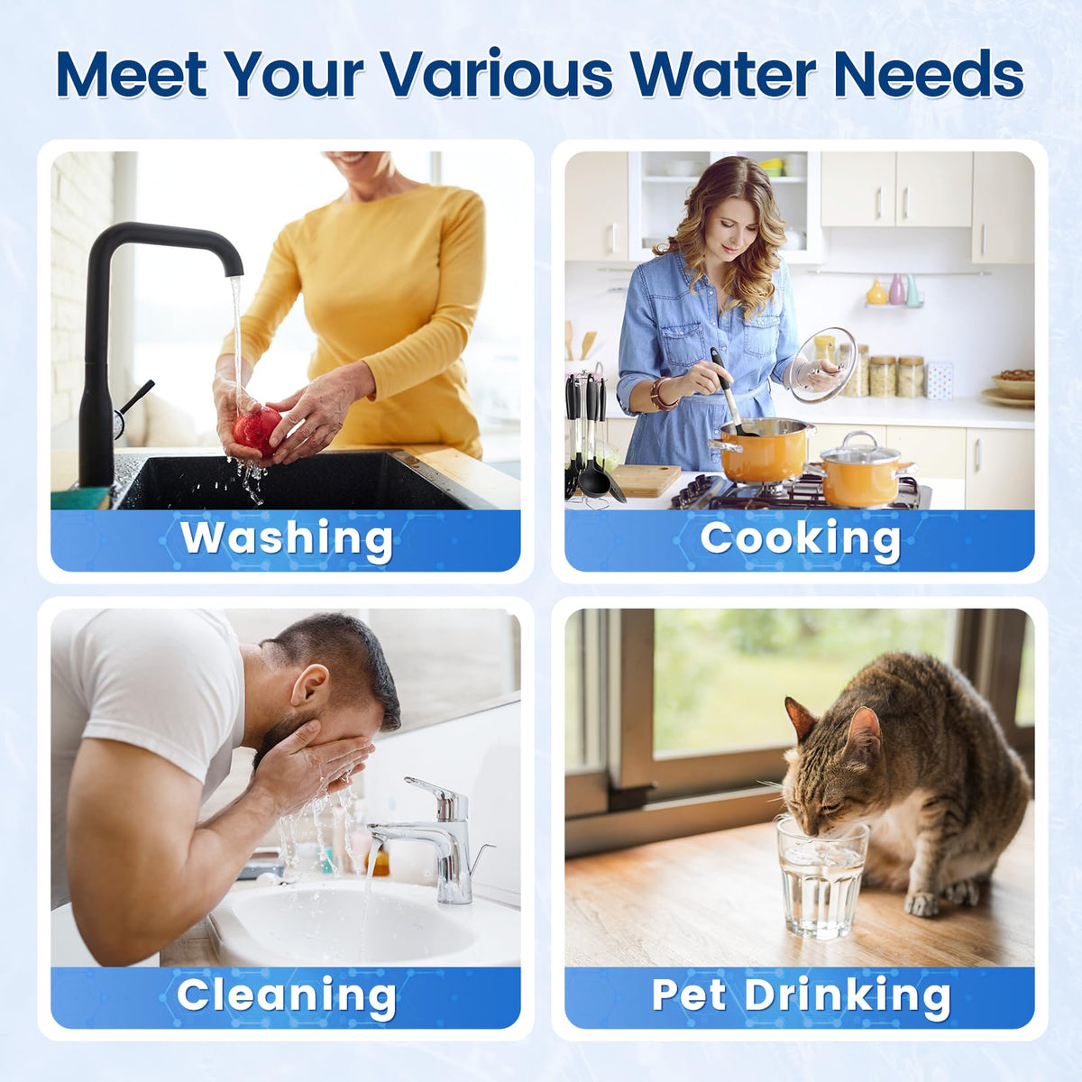 Q6-UF Under Sink Water Filter -  Water Filter Under Sink with Faucet, Vortopt - Vortopt