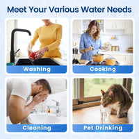 Q6-UF Under Sink Water Filter -  Water Filter Under Sink with Faucet, Vortopt - Vortopt