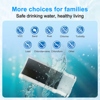 Vortopt Faucet Water Filter,360° Rotary Kitchen Faucet Filter with Carbon Block Filter, 350 Gallon NSF Certified Agua Purifier,can Reduce 99% Chlorine,Improve Taste, Drinking Water Filter,T10