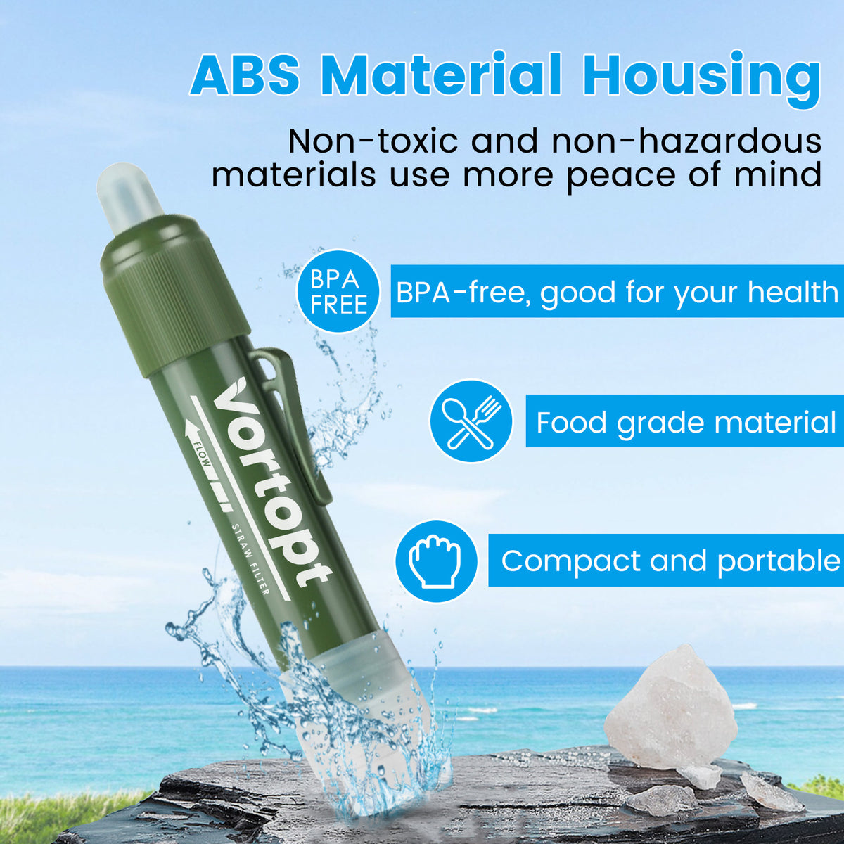 US-ODW01 Gravity Water Filter, Vortopt