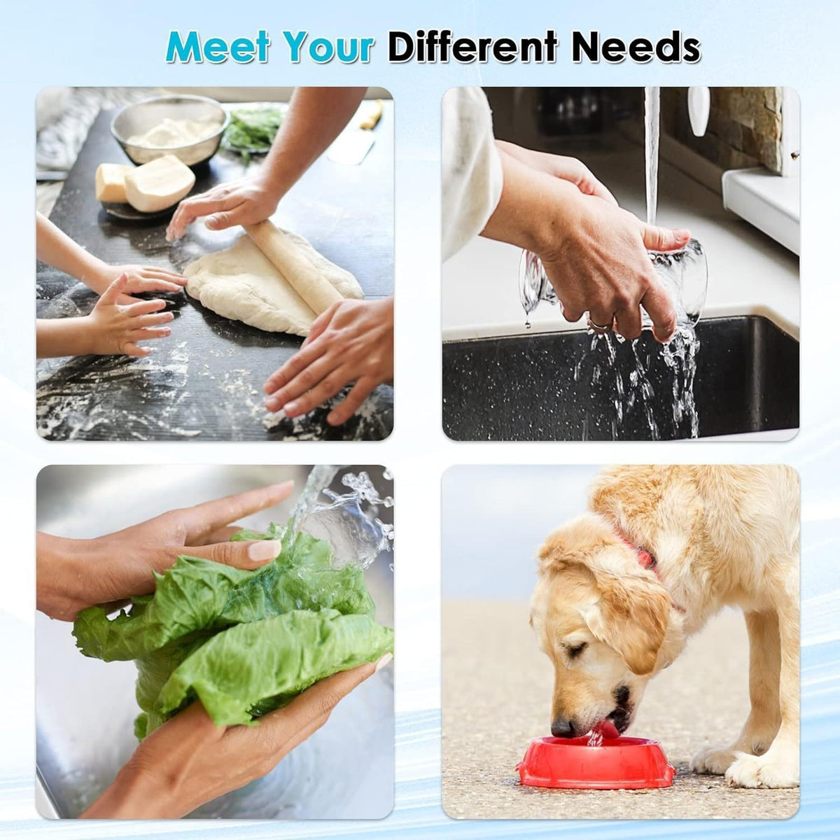 T1 Faucet Water Purifier, 400 Gallon Sink Mounting System, NSF Certified, Reduces Chlorine & Odor, Black