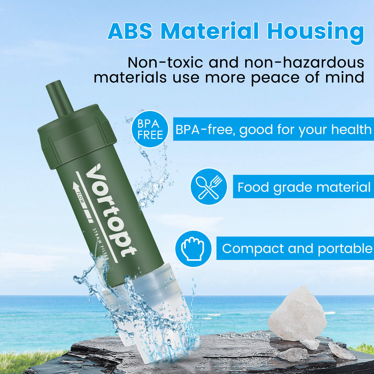 ODW02 Gravity Water Filter-4000L, Vortopt