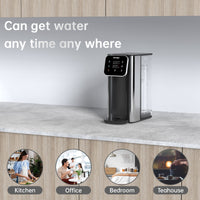Vortopt Countertop Instant Heat Water Filter Dispenser, NSF Certified Water Filtration Pitcher UR05