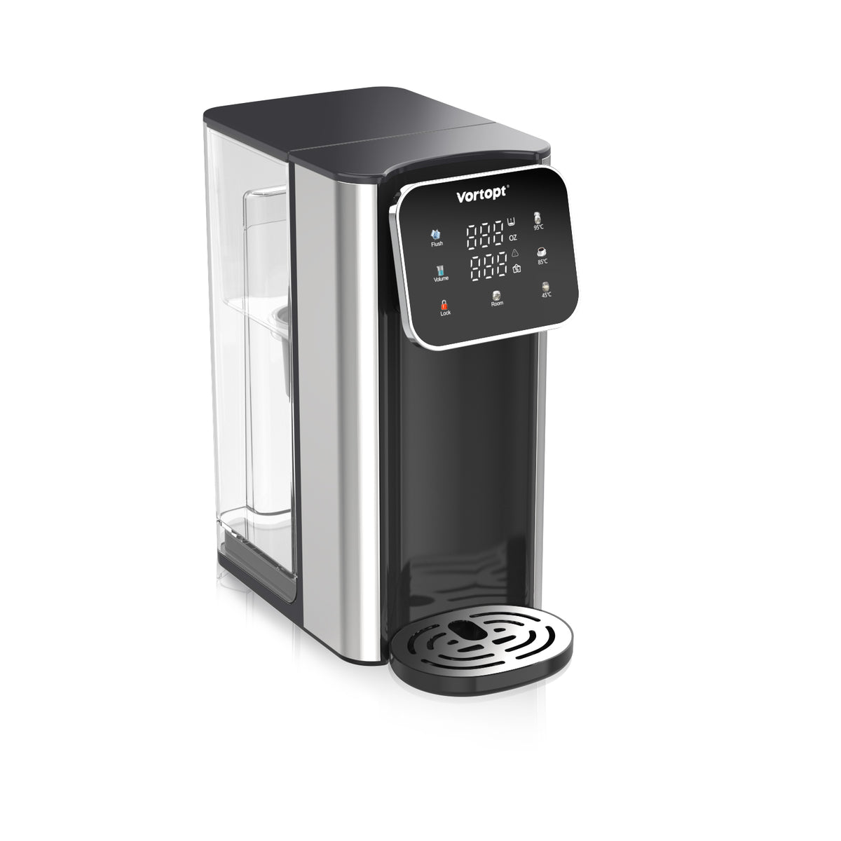 Vortopt Countertop Instant Heat Water Filter Dispenser, NSF Certified Water Filtration Pitcher UR05