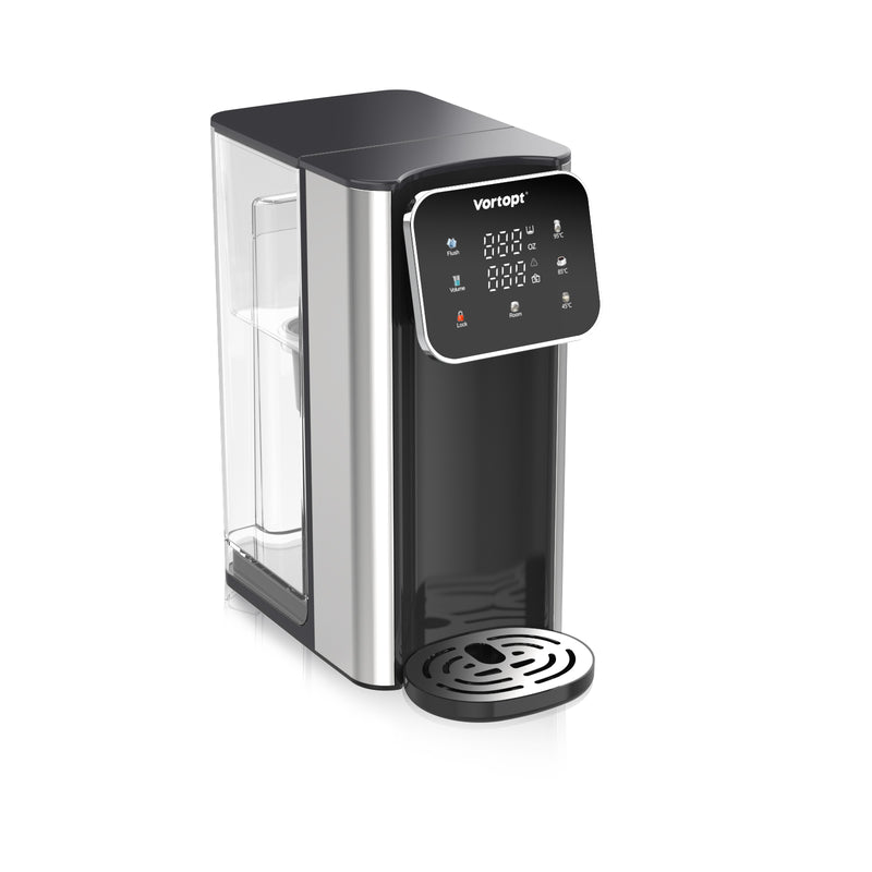 Vortopt Countertop Instant Heat Water Filter Dispenser, NSF Certified Water Filtration Pitcher UR05