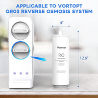 QR03 Reverse Osmosis System RO Replacement Filter Cartridge ,Vortopt - Vortopt
