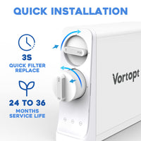QR03 Reverse Osmosis System RO Replacement Filter Cartridge ,Vortopt - Vortopt