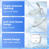 L2 Water Filter Pitcher , Green, Vortopt - Vortopt