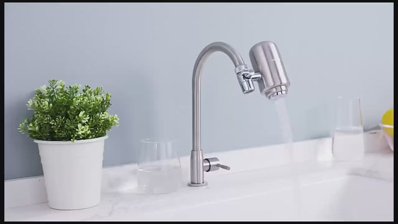 T2 NSF Certified Faucet Water Filter for Sink - Mount Tap Water Filtration System for Kitchen,Tub,Reduces Odor, Chlorine and Bad Taste(1 Filter Included),Vortopt - Vortopt